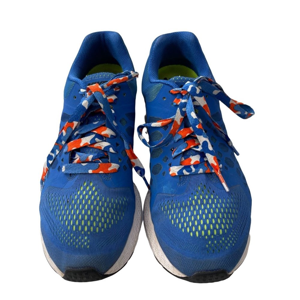 NIKE Zoom Men's Pegasus 31 Size 11 Neutral Ride Running Shoes Lace Up Blue Green